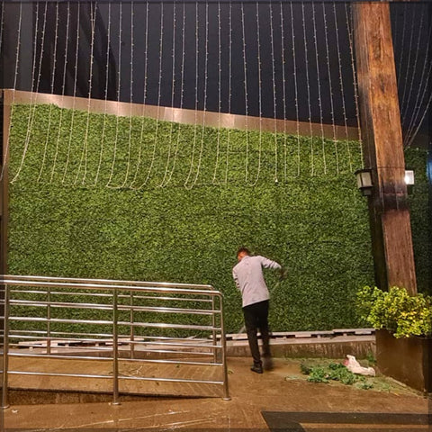 Grass Wall Panel Decoration