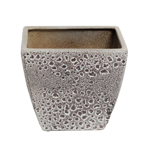 Ceramic square-shaped table vase