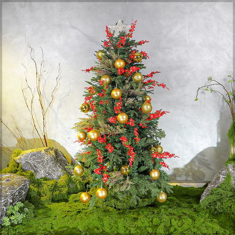 Decorative Green Artificial Christmas Tree