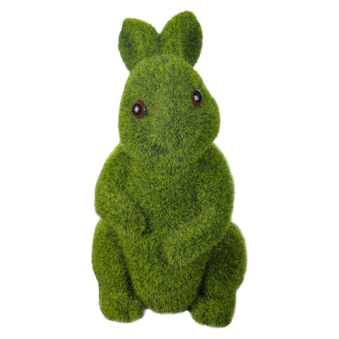 Mossy Artificial  Standing Rabbit