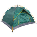 Green portable pop up camping tent