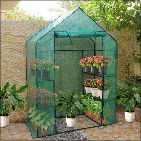 Garden greenhouse providing year-round plant protection