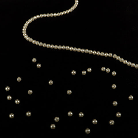 8mm Pearl Beads String Line Chain Garland Cream