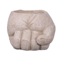 Hand Fist Design Cement Vase