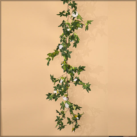 Fake ivy flowers for creating green, floral displays