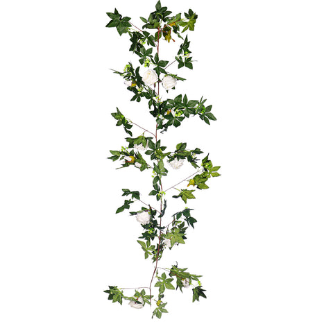 Artificial hanging ivy rose