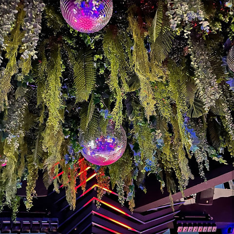 Hanging Leaves Arrangement for Ceiling Decoration