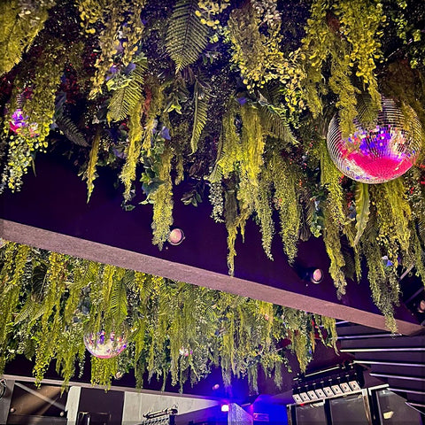 Hanging Leaves Arrangement for Ceiling Decoration