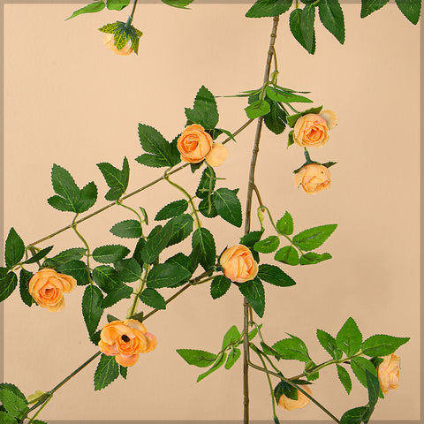 Artificial Hanging Vine Mini Peony Flowers