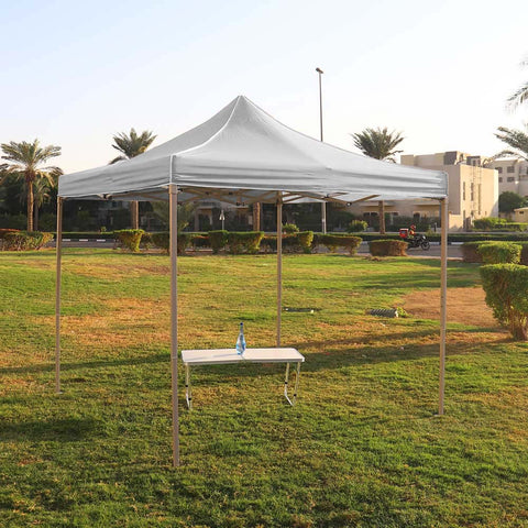 Pop up canopy tent with folding design for easy transport