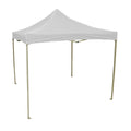 Large canopy tent with walls offering sun and rain protection