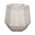 Modern hexagonal cement pot