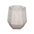 Hexagonal cement concrete pot