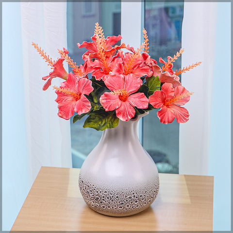 Fake Hibiscus Flower Arrangement