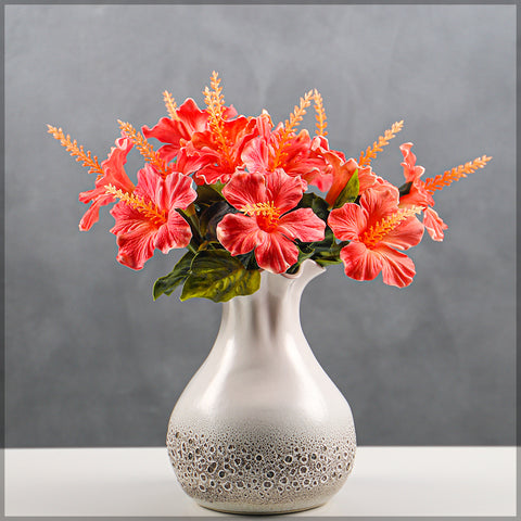 Fake Hibiscus Flower Arrangement