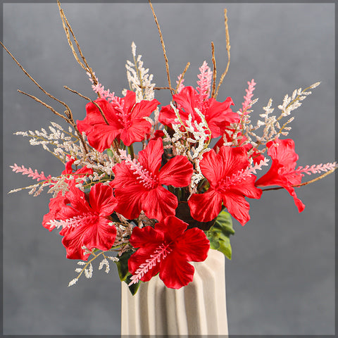 Fake Hibiscus Flower Arrangement