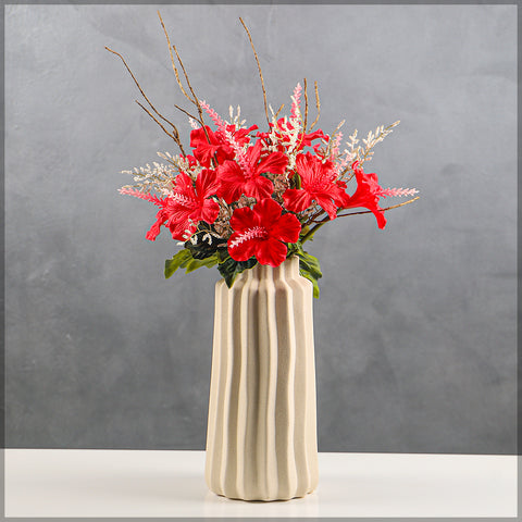 Fake Hibiscus Flower Arrangement