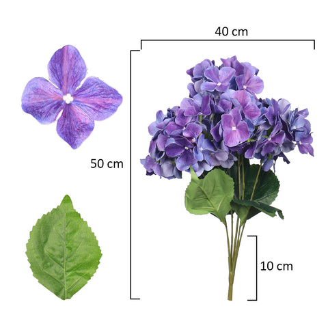 Artificial Hydrangea Silk Flower Bunch