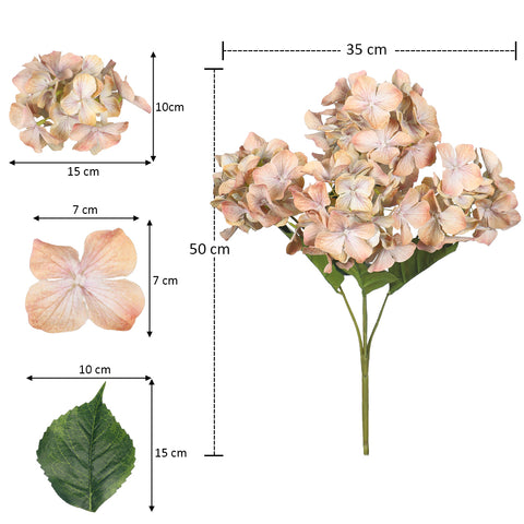 Artificial Hydrangea Silk Flower Bunch