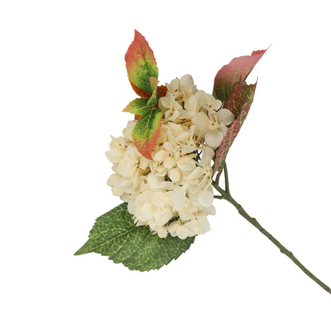 Artificial Hydrangea Flower with leaves