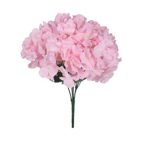 6 Head Silk Artificial Hydrangea Flowers