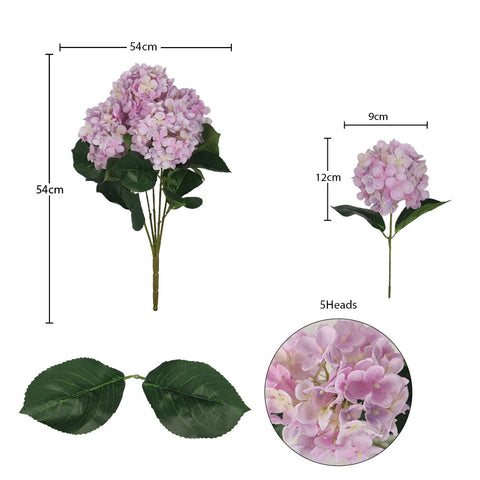 Silk Artificial Hydrangea Flowers