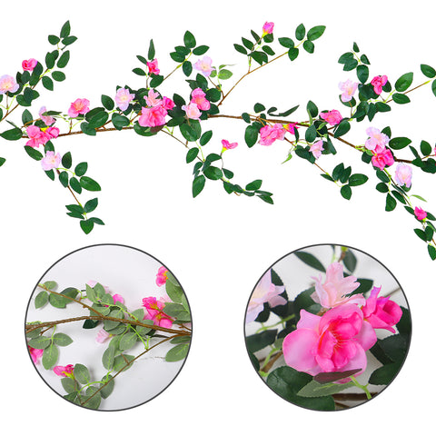 Realistic cherry vine garland for home and event spaces