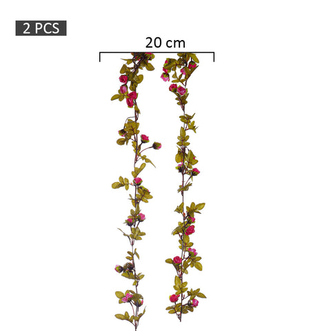 2pcs Artificial Rose Vine