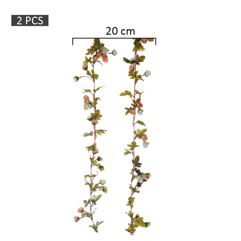 2pcs Artificial Rose Vine