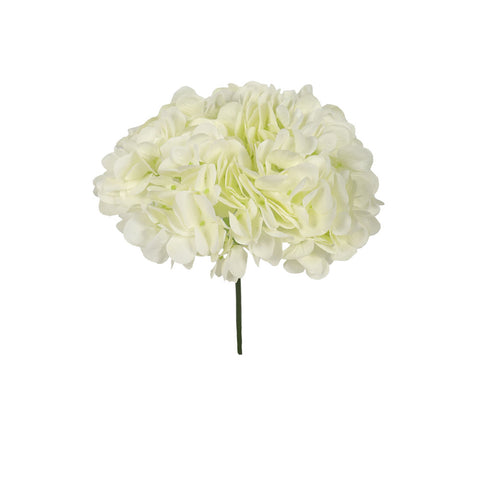 Silk Artificial Hydrangea Flowers White