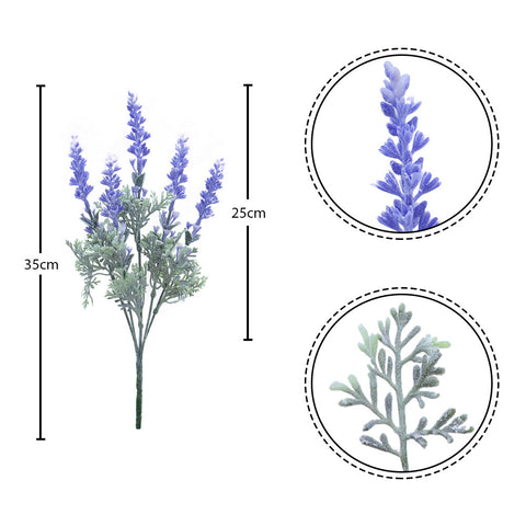 Artificial Lavender Flowers Purple