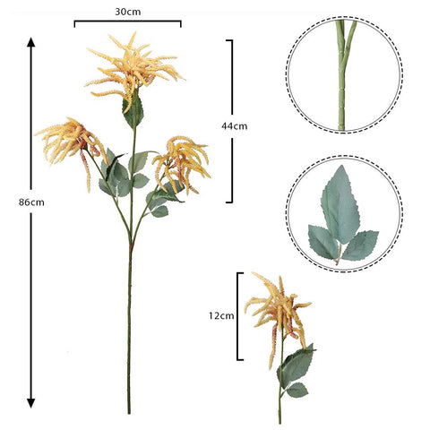 Fake Amaranthus Cruentus Flowers