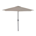 Heavy-duty tilting patio umbrella ideal for gardens and patios