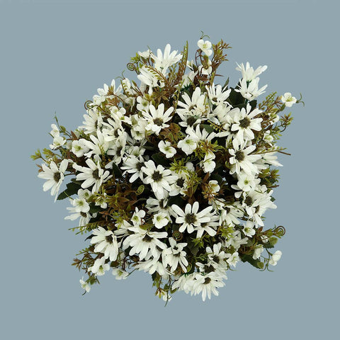 Artificial Mix Mini Daisy Flowers White