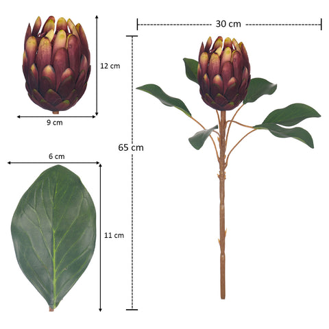 Atificial King Protea Flower