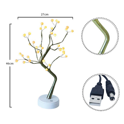 Lamp Fairy Light Tree With Touch Button