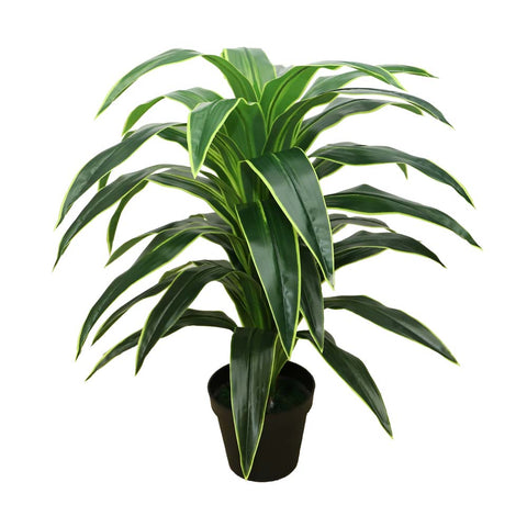 90cm artificial dracaena massangeana plant for modern interiors