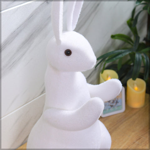 White Artificial Decorative Rabbit