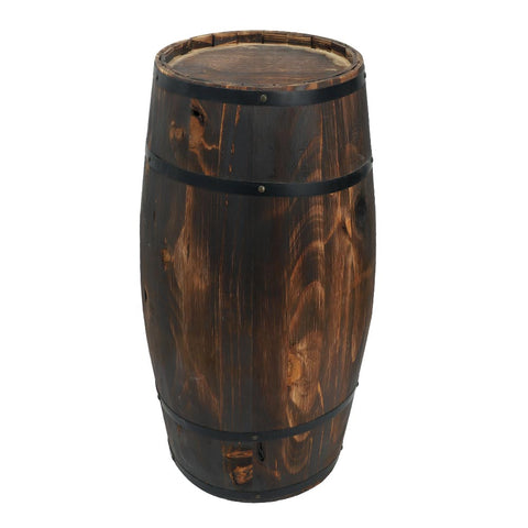 Wooden decorative barrel