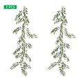 Faux willow leaves vine for indoor decoration