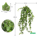 Faux ivy vines for creating nature-inspired wall decor