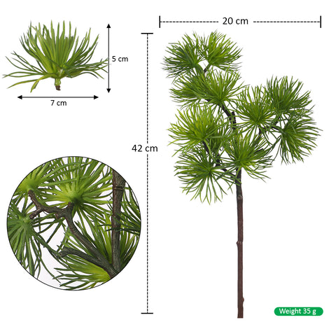 Artificial Green Pine Needle Branch