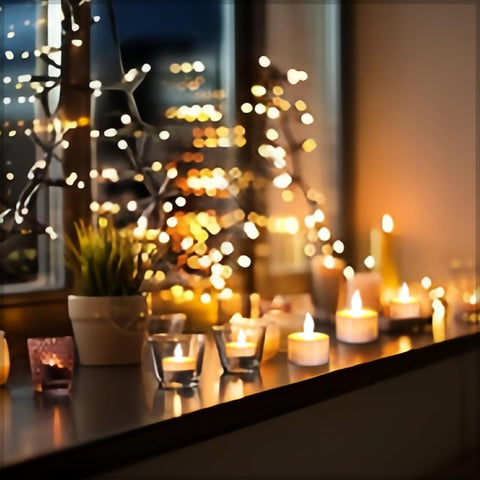 Led Tea Light Candle Cream