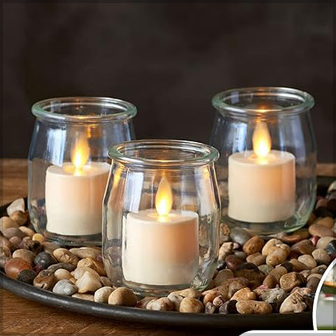 Led Tea Light Candle Cream