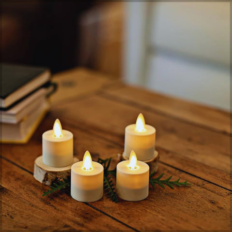 Led Tea Light Candle Cream