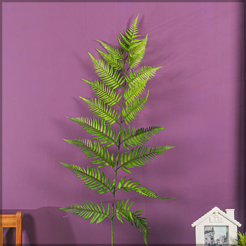 Artificial long stem fernleaf for indoor decor