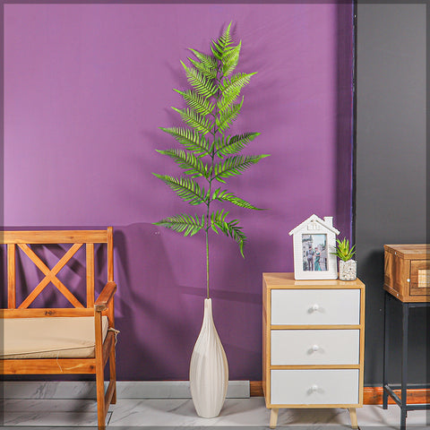 Faux fern leaf for modern home styling