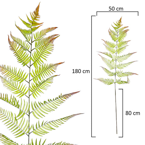 Faux fern leaf for home and office decor