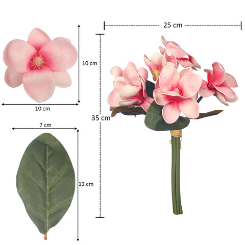 Artificial Magnolia Flowers in Bunch