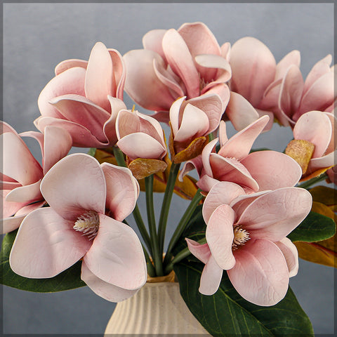 Artificial Magnolia Flowers in Bunch